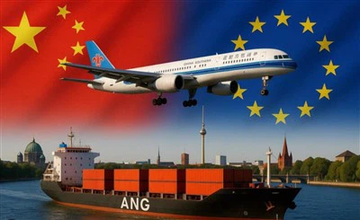 Zeevracht van China naar Europa